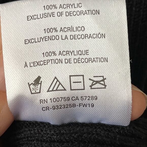 CHAMPION black ripped scarf - Picture 3 of 6